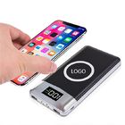 OEM logo portable mobile accessories QI wireless charger power bank 10000mah 12000mah dual usb output mobile phone power bank
