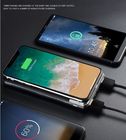OEM logo portable mobile accessories QI wireless charger power bank 10000mah 12000mah dual usb output mobile phone power bank