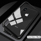 Luxury Tempered Glass Full Cover Case Glass Phone Shell Metal Magnetic Phone Case Magnetic Case Cover for iphone X/Xmax/8p/7p/8