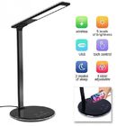 2 In 1 Led Desk Lamp Light Qi Wireless Charger Universal For Phone