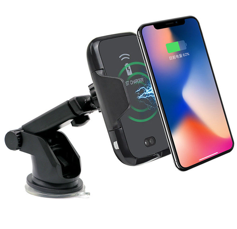 2019 Newest Car Mount Qi Wireless Charger For Phone Fast Wireless Charging Car Phone Holder Wireless Charging Car Mount