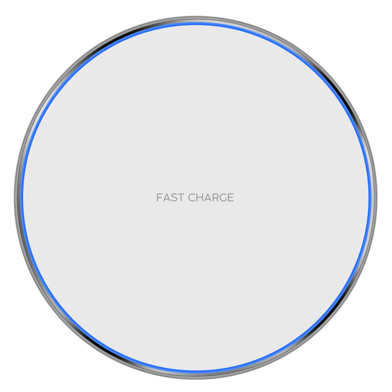 Amazon Hot Selling Qi Fast Charge Custom Mini Phone Wireless Charger for iPhone Xr