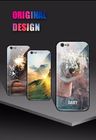High quality 2018 Printed Your Own logo Marble Pattern Tempered Glass Back Phone Cover For iPhone X 7 8 Case