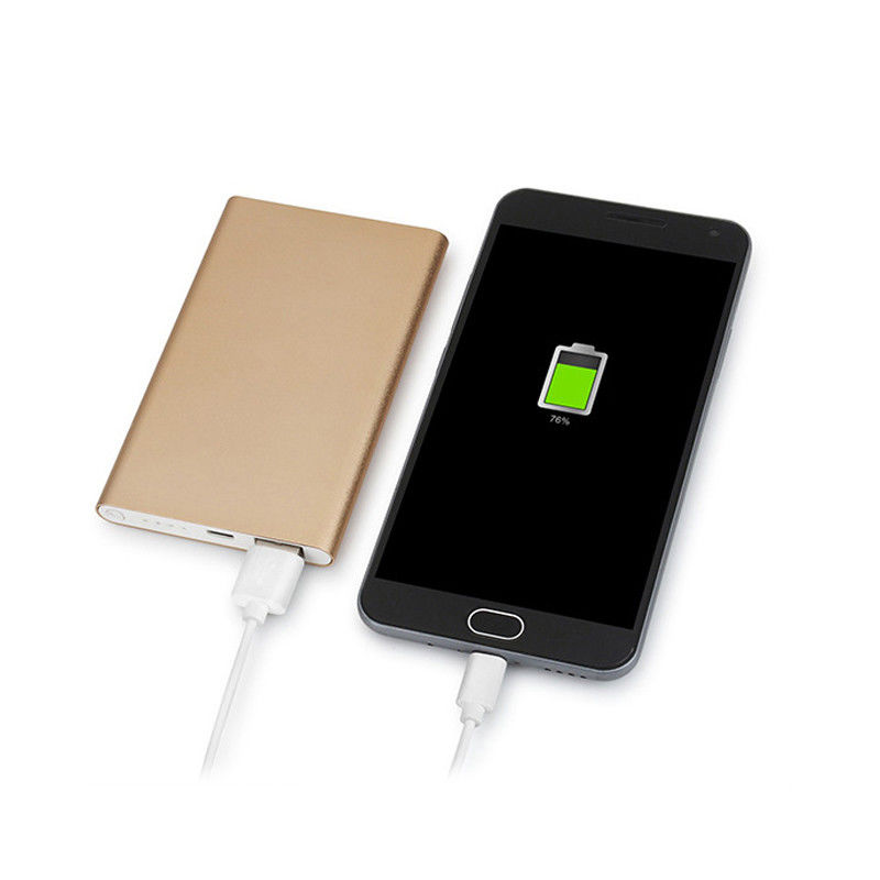 Customize logo 5000mah 4000mah portable  power banks for smart phone usb chargers